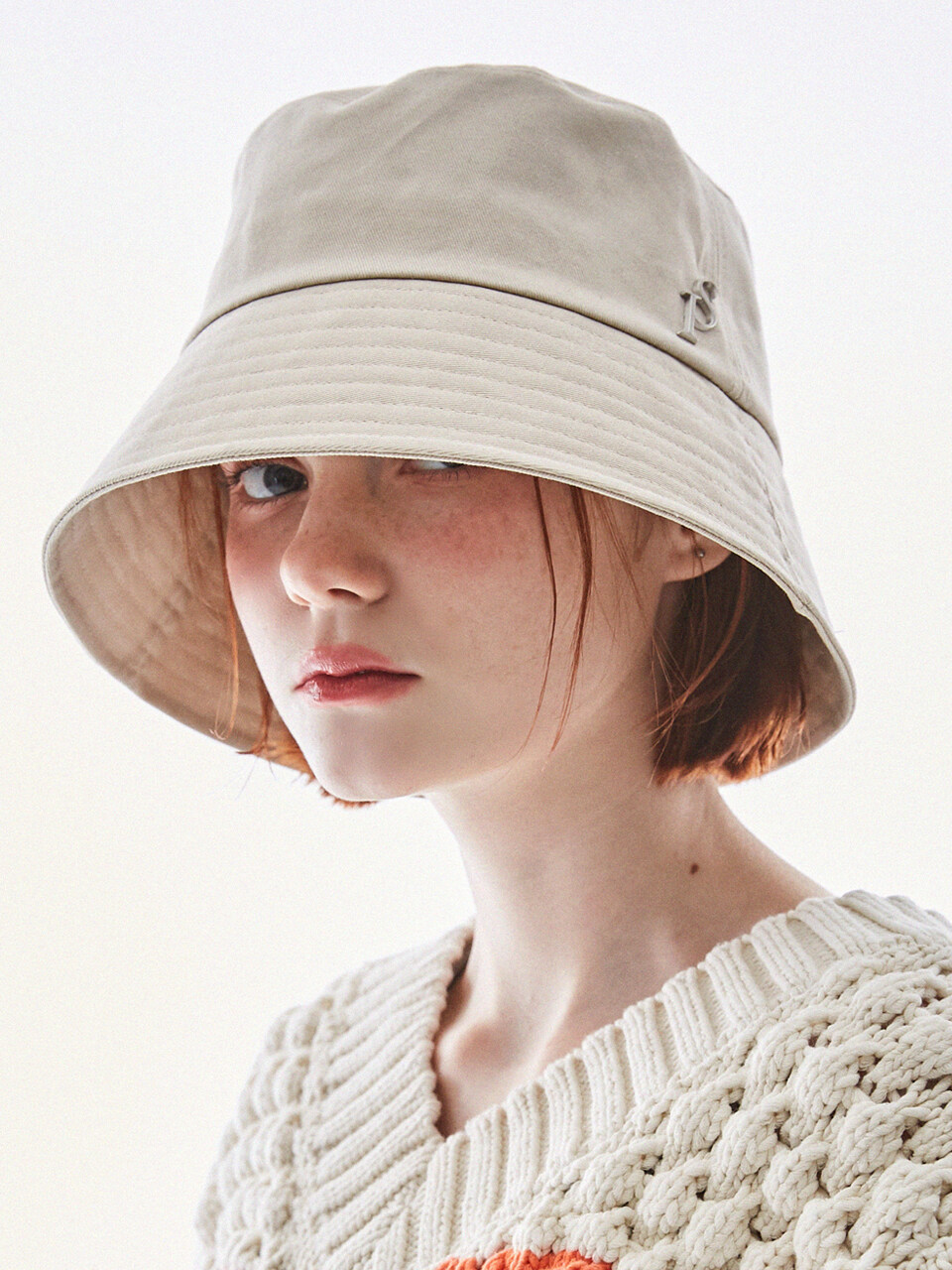 SLEEPYSLIP OverFit SP Beige Bucket Hat