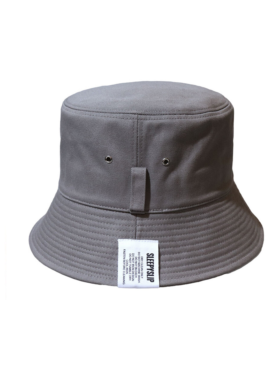 SLEEPYSLIP [Unisex] EL COTTON GRAY BUCKET HAT