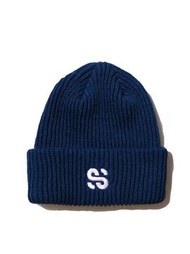 SLEEPYSLIP [Unisex] SS LOGO BLUE BEANIE