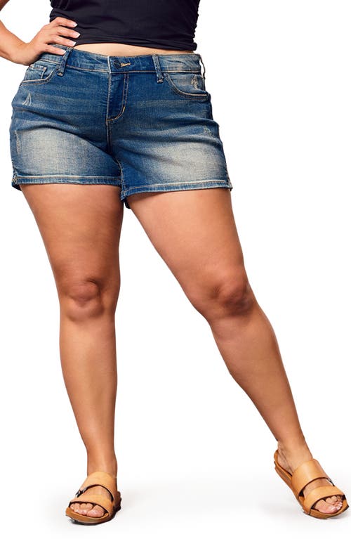 SLINK Jeans SLINK Jeans Side Ven Stretch Denim Shorts