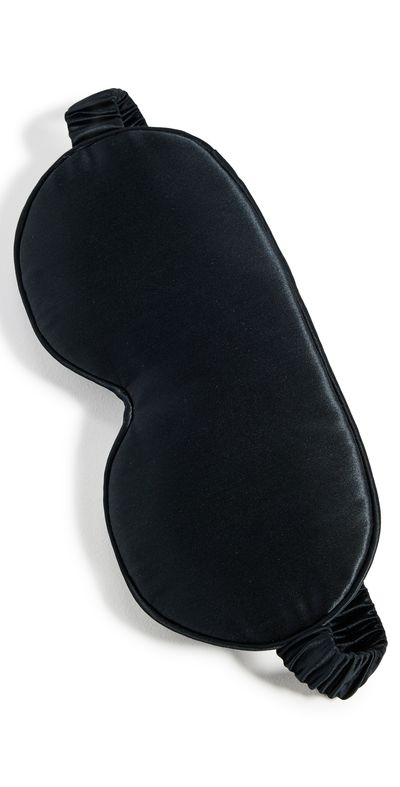 Slip Slip Contour Silk Sleep Mask Black One