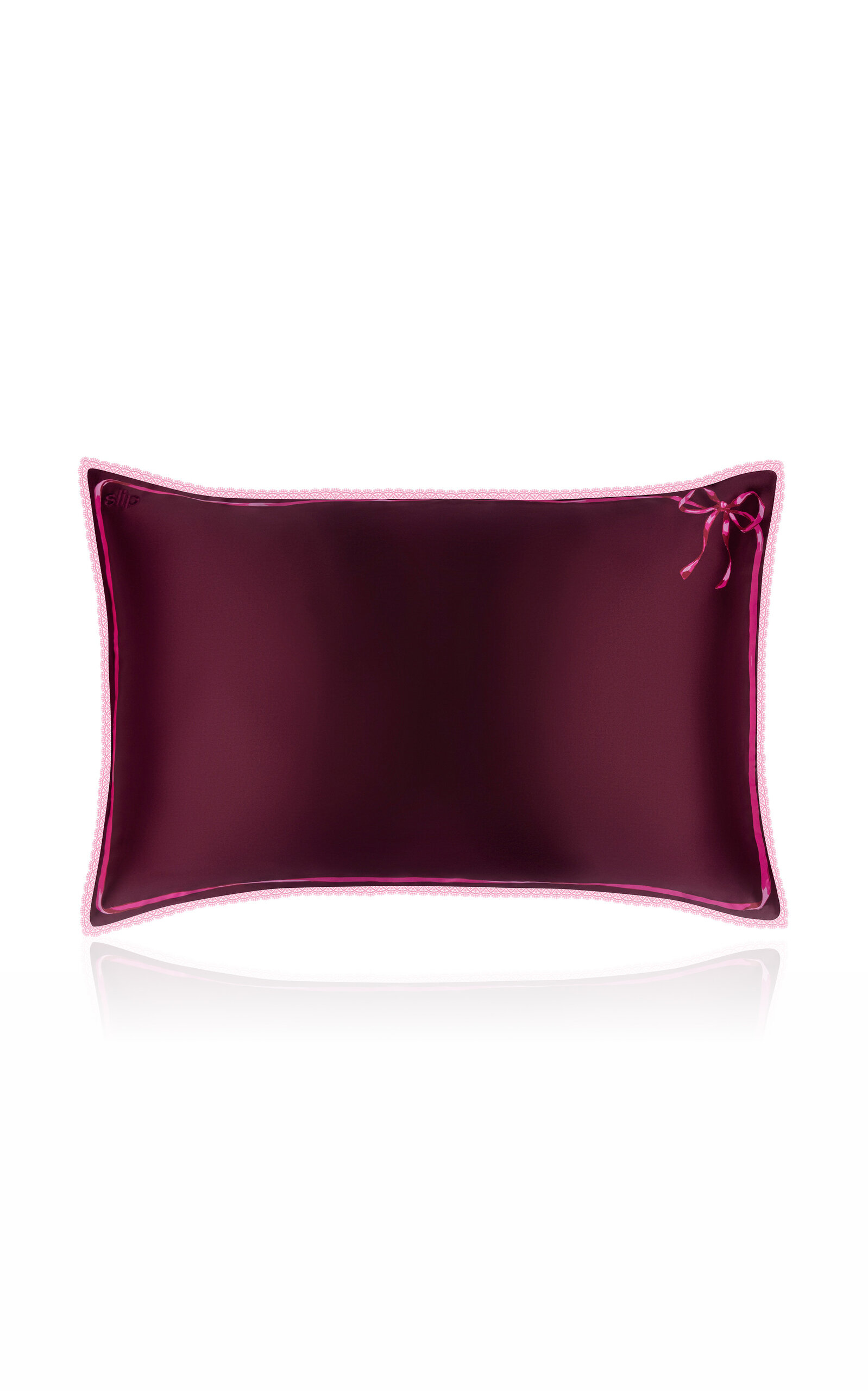 Slip Slip LaceTrimmed Silk Queen Pillowcase