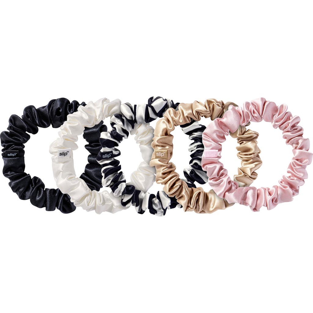 slip slip Pure Silk 5-Pack Midi Scrunchies