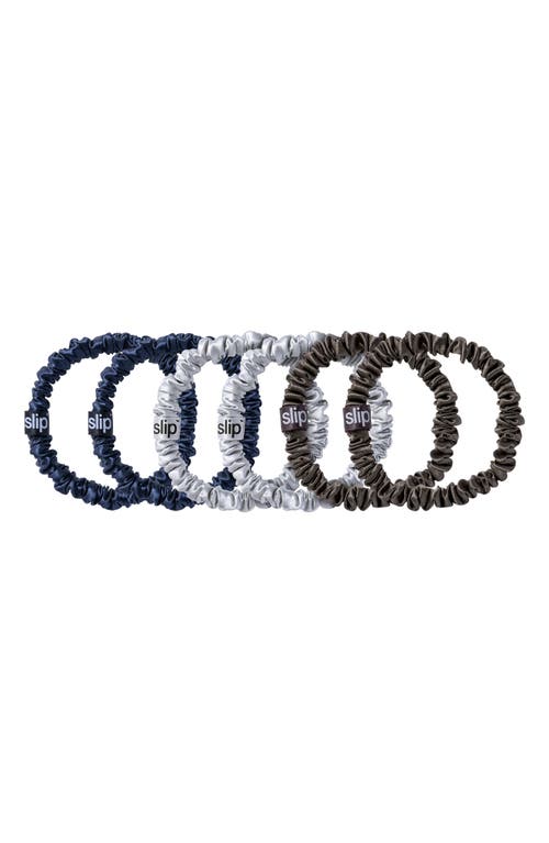 slip Slip Pure Silk 6-Pack Skinny Scrunchies