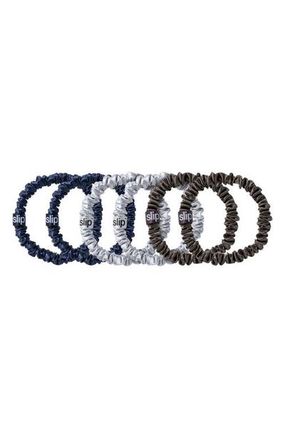 slip Slip Pure Silk 6-Pack Skinny Scrunchies