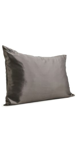 Slip Slip Pure Silk Queen Pillowcase Charcoal One
