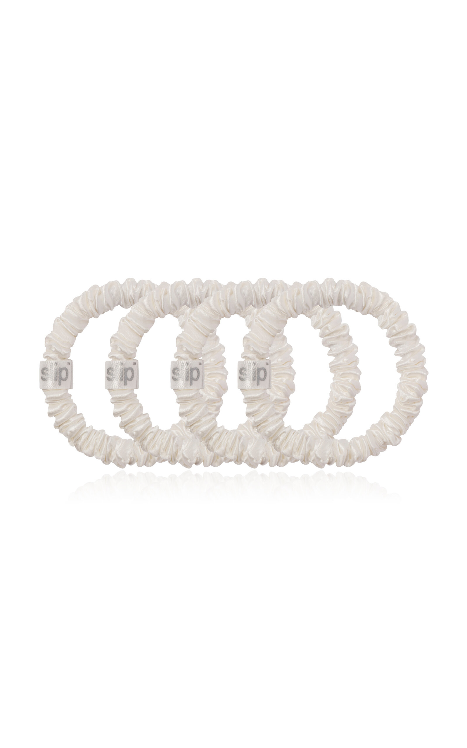 Slip Slip SetofFour Silk Skinny Scrunchies
