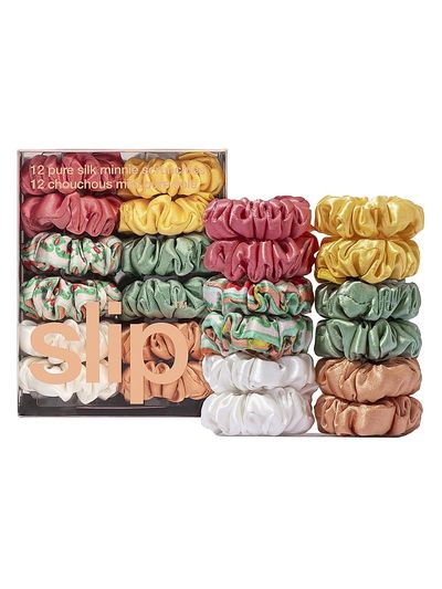 slip Women's Slip Pure Silk 12-Piece Mini Scrunchies Set