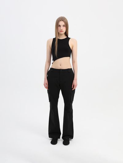sllow garments CARGO BOOTS CUT PANTS