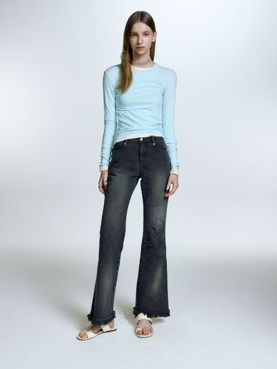 sllow garments Simple Layering Long Sleeve Top