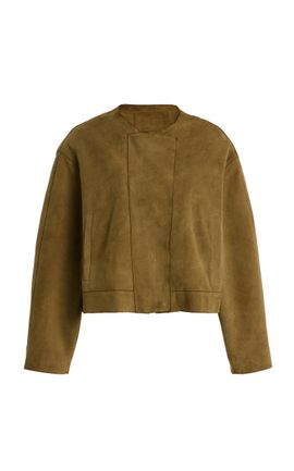 SLOAN SLOAN Exclusive Suede Bomber Jacket