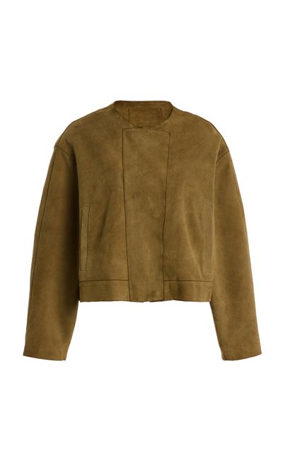 SLOAN SLOAN Exclusive Suede Bomber Jacket