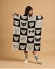 Slowdown Studio Slowdown Studio Cat Bingo Mini Blanket - 2