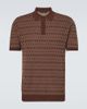 Slowear Slowear Cotton jacquard polo shirt - 1