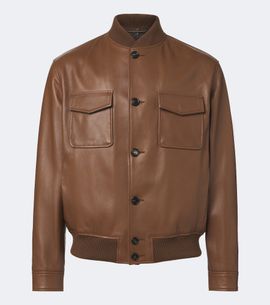 Slowear Slowear Leather bomber jacket