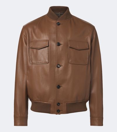 Slowear Slowear Leather bomber jacket
