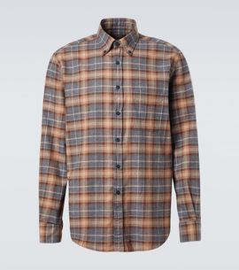 Slowear Slowear Plaid cotton flannel shirt