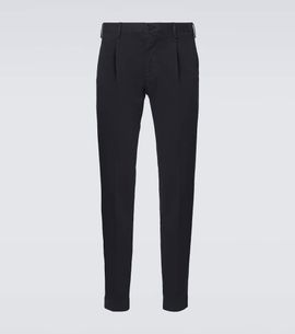 Incotex Incotex Pleated cotton tapered pants