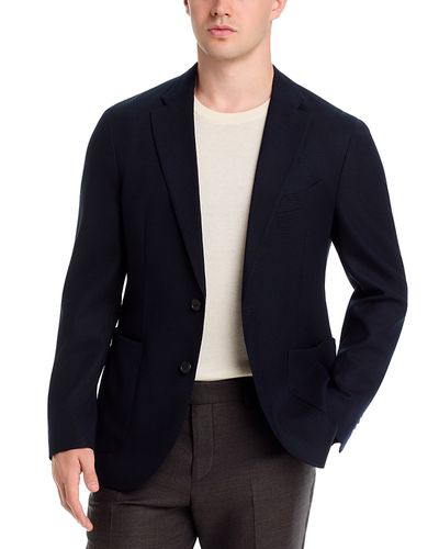 Slowear Slowear Regular Fit Wool Blend Single Breasted Jacket