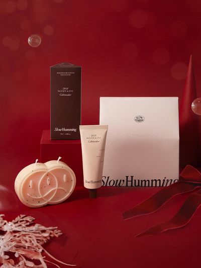 slowhumming [Holiday Edition] Hand Cream + Candle Set