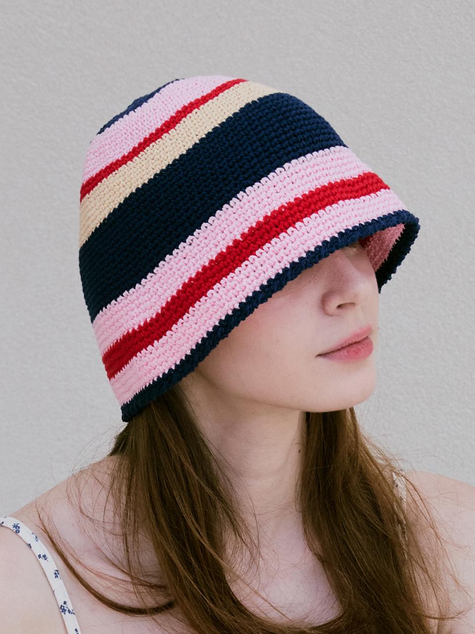 Slowslowly No.229 / Cotton Candy Bucket Hat _ Pink
