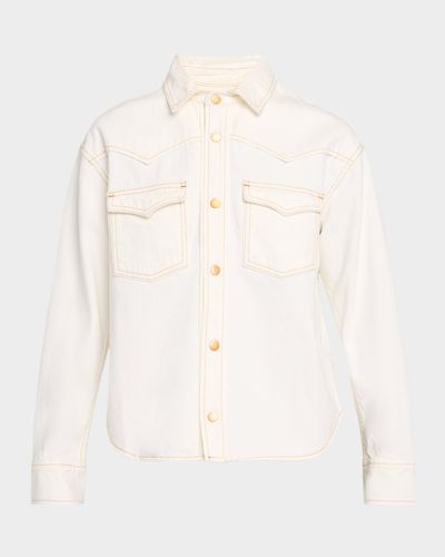 SLVRLAKE Cassidy Western Denim Shirt