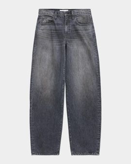 SLVRLAKE Hailey Leather-Pocket Wide-Leg Jeans