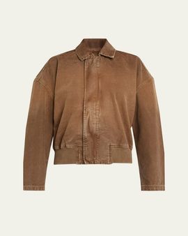 SLVRLAKE Harlem Curve-Sleeve Denim Jacket