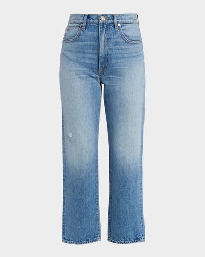 SLVRLAKE London Cropped Straight-Leg Jeans