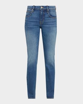 SLVRLAKE Naomi Low-Rise Slim Straight-Leg Jeans
