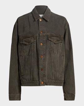 SLVRLAKE Oversized Boyfriend Denim Trucker Jacket