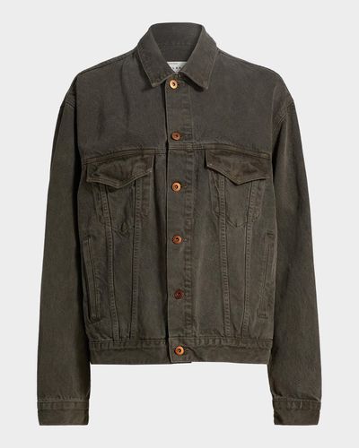 SLVRLAKE Oversized Boyfriend Denim Trucker Jacket
