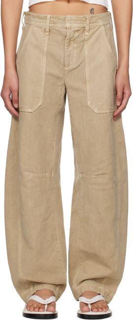SLVRLAKE SLVRLAKE Beige Rookie Cargo Pants