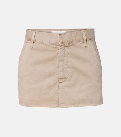 Slvrlake Slvrlake Chino cotton canvas miniskirt