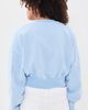 SLVRLAKE SLVRLAKE Crop Crew Sweatshirt Skyline Blue - 3