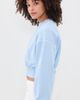 SLVRLAKE SLVRLAKE Crop Crew Sweatshirt Skyline Blue - 4