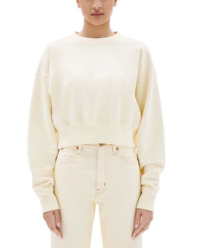 Slvrlake Slvrlake Crop Crewneck Sweatshirt