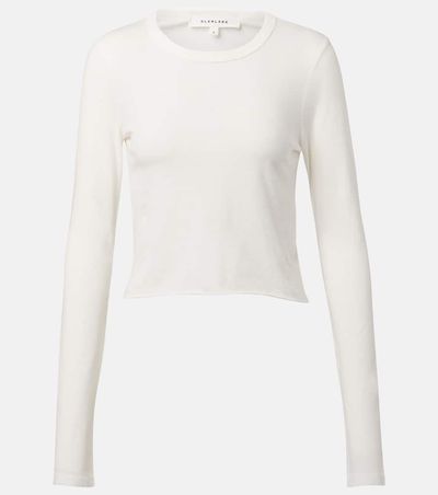 Slvrlake Slvrlake Cropped cotton jersey T-shirt