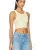 SLVRLAKE SLVRLAKE Cropped Rib Tank Top - 2