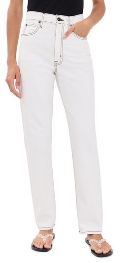 SLVRLAKE SLVRLAKE Dakota Boyfriend Jeans Cloud Dancer