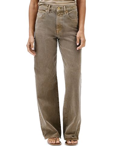 Slvrlake Slvrlake Grace High Rise Wide Jeans in Great Basin