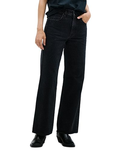 Slvrlake Slvrlake Grace High Rise Wide Leg Jeans in Shadow Ridge