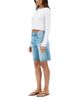 Slvrlake Slvrlake High Rise Bermuda Cut Off Jean Shorts in Hillhurst - 5