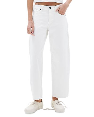 Slvrlake Slvrlake Jamie High Rise Curve Ankle Jeans in White