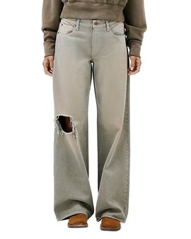 Slvrlake Slvrlake Mica High Rise Wide Leg Jeans in Lost Palms