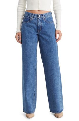 SLVRLAKE SLVRLAKE Mica Low Rise Wide Leg Organic Cotton Jeans