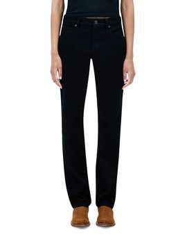 Slvrlake Slvrlake Naomi Mid Rise Slim Jeans in Jet Black