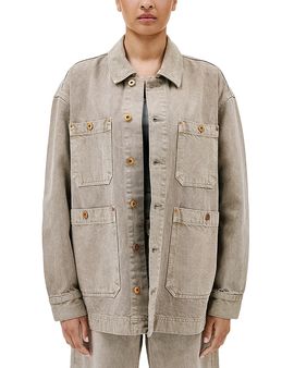 Slvrlake Slvrlake Oversized Denim Worker Jacket in Driftwood