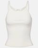 Slvrlake Slvrlake Ribbed-knit cotton tank top - 1