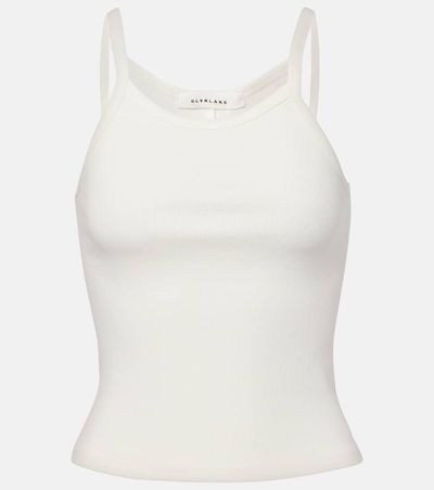Slvrlake Slvrlake Ribbed-knit cotton tank top